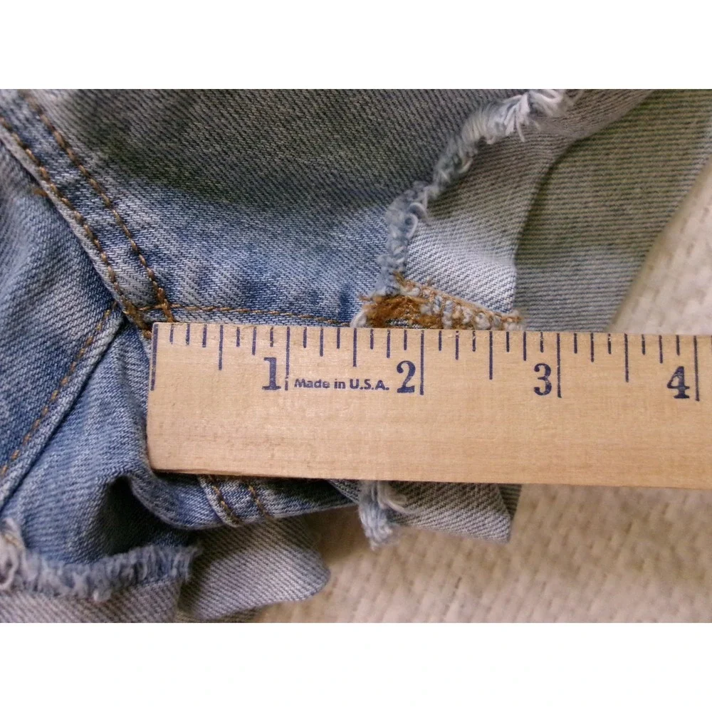 LOFT The Roll Short Light‎ Wash Curvy Mid Rise Denim Shorts Size 30/10 NWT